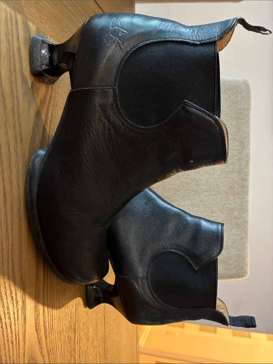 John Fluevog Shoes - John Fluevog Black Leather Ankle Booties